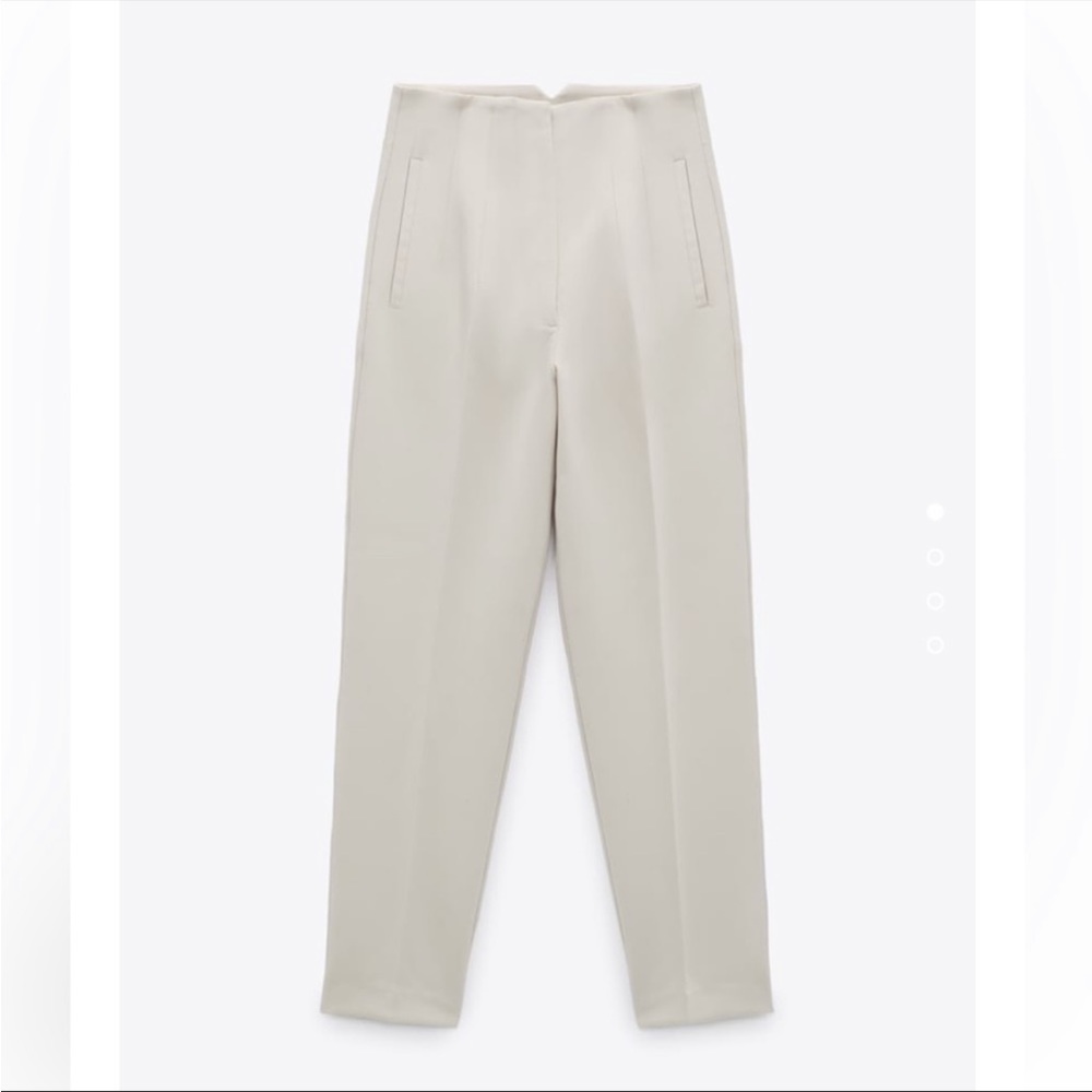 zara high waisted pant